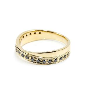 ペアリング ペア メンズ イエローゴールドk1...の詳細画像4