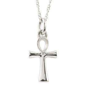 ネックレス イエローゴールドk18 アンク クロス ペンダントトップ 18金