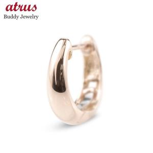 純金 ピアス メンズ 片耳 24金 ユリの紋章 スタッドピアス ポスト