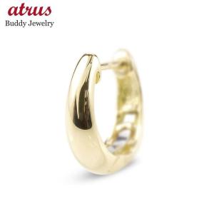 純金 ピアス メンズ 片耳 24金 ユリの紋章 スタッドピアス ポスト