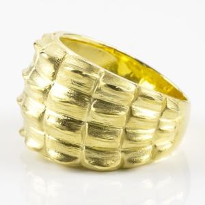18金 リング メンズ ゴールド 指輪 18k...の詳細画像1