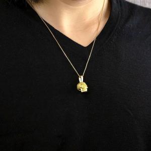 24金 ネックレス 純金 メンズ スカル ドク...の詳細画像5