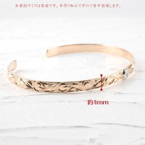 プラチナ ブレスレット 18金メンズ バングル...の詳細画像3