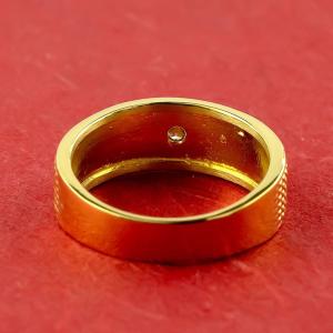 純金 24金 リング ダイヤモンド 0.1ct...の詳細画像2