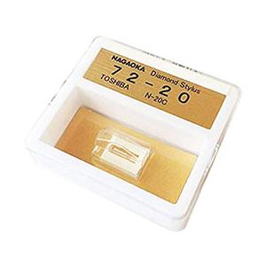 NAGAOKA 交換用レコード針 TOSHIBA/AUREX N-20C互換品 G72-20 - 最安値