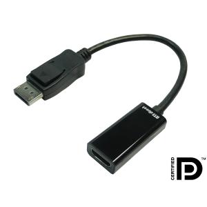 4K対応可 Displayport 20P オス to HDMI A 19P メス 変換アダプタケーブル 0.2m【ネコポス送料無料】｜ats