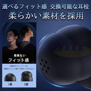 耳栓 睡眠用 完全遮音 ノイズキャンセリング耳...の詳細画像4