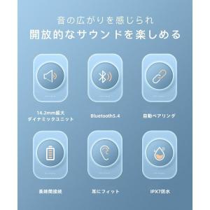 ワイヤレスイヤホン Bluetooth5.4 ...の詳細画像2