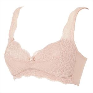 ブラジャー ノンワイヤーブラ レース 4段フック...の商品画像
