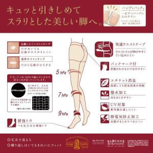 ストッキング 3足組 着圧 足首9hPa パン...の詳細画像1