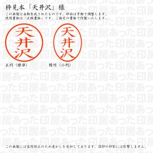 認印6「天井沢」様:6mm 浸透印 ネーム印 ...の詳細画像2