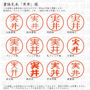 認印6「実井」様:6mm 浸透印 ネーム印 シ...の詳細画像1