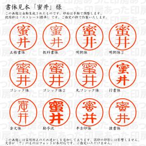 認印6「蜜井」様:6mm 浸透印 ネーム印 シ...の詳細画像1