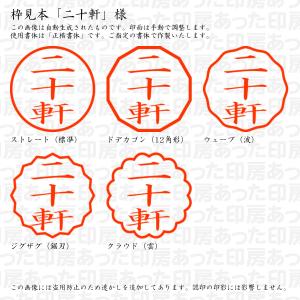 認印 二十軒(にじっけん) 様の詳細画像2