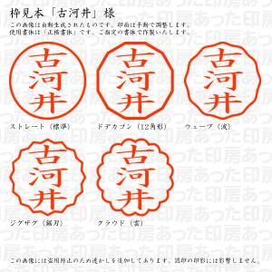 認印 古河井(こがい) 様の詳細画像2