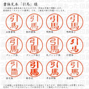 認印 引馬(ひきうま・ひくま) 様の詳細画像1