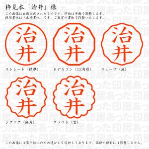 認印 治井(はるい) 様の詳細画像2