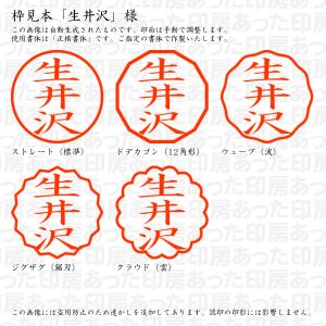 認印 生井沢(なまいさわ・なまいざわ) 様の詳細画像2