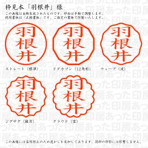 認印 羽根井(はねい) 様の詳細画像2