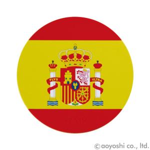国旗コースター ワールドフラッグコースター スペイン SPAIN