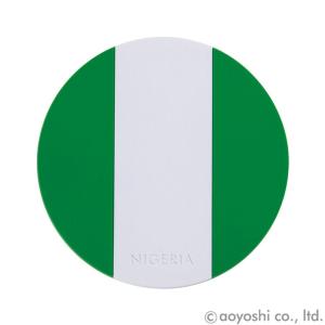 国旗コースター ワールドフラッグコースター ナイジェリア NIGERIA｜atta-v