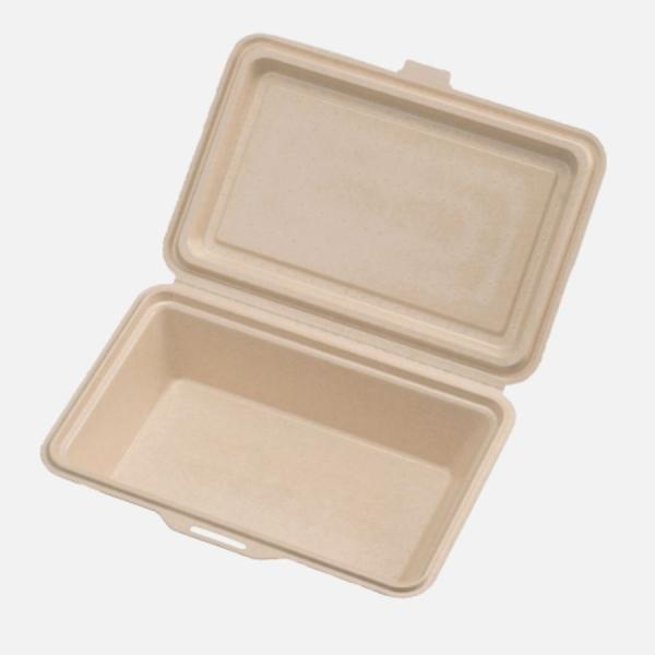 パルプモールド容器　仕切りなし ナチュラル 400個　※電子レンジ可　※在庫/納期 要確認商品　※北...