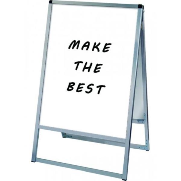 バリウススタンド看板ホワイトボード　600×900両面　VASKWB-600X900R　※北海道・沖...