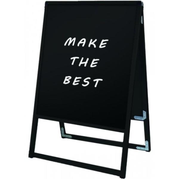 ブラックバリウススタンド看板ブラックボード　450×600両面　BVASKBB-450X600R　※...