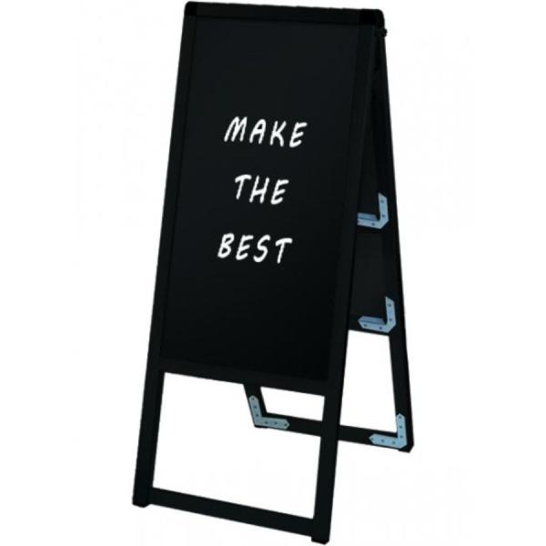 ブラックバリウススタンド看板ブラックボード　300×600両面　BVASKBB-300X600R　※...