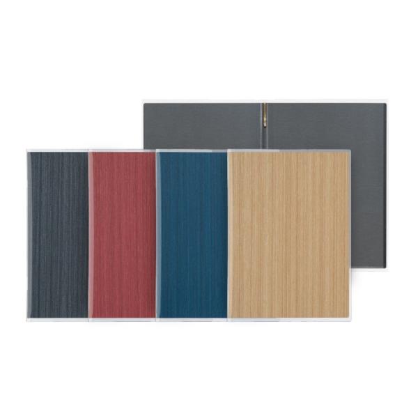 和風メニューブック　A4・4ページ 抗菌カバー付き　メニュークリップタイプ　RU-101 シンビ(S...