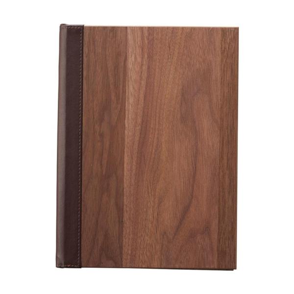 木製メニューブック　B5・4ページ ピンホールタイプ WB-802 木製インサイドピンホールメニュー...