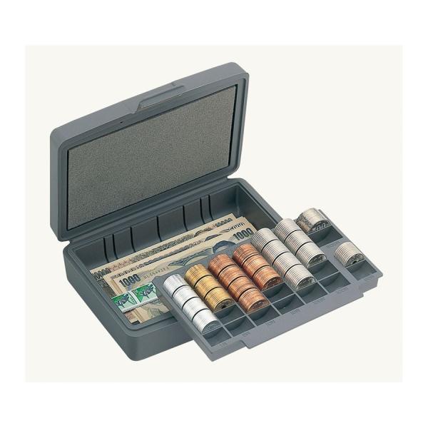 マイキャッシュケース　M-20　オープン工業 業務用硬貨入れ　業務用コインケース　小銭枚数計算機　ミ...