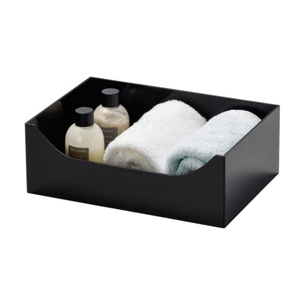 アメニティ&amp;多目的ケース ブラック W228×D160×H80mm AT-401 えいむ(Aim)