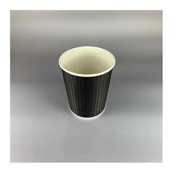 断熱エコBLACK二重カップ 240ml(8オンス)　80mm口径 1,000個　※沖縄・離島 送料...