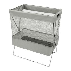 SAKI(サキ) セルフワゴン・メッシュ×レザー調PVC グレー R-358 手荷物