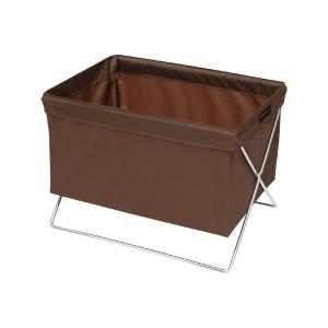 SAKI(サキ) セルフワゴン・レザー調PVC ブラウン R-357 手荷物入れ