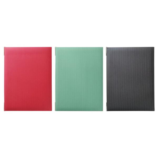 洋風メニューブック A4・4ページ ピンタイプ SB-221 ストライプピンメニュー えいむ(Aim...