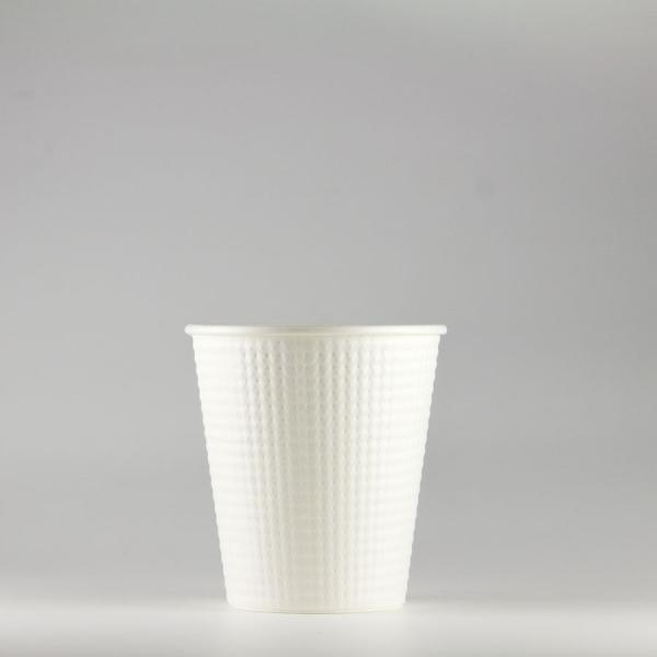 エンボス紙コップ 210ml(7オンス) 1500個 SMP-210E 無地　テイクアウト・イベント...
