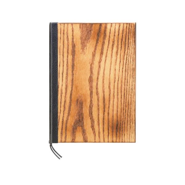木製メニューブック　A4・4ページ　紐タイプ　WB-921 MDF焼板メニュー えいむ