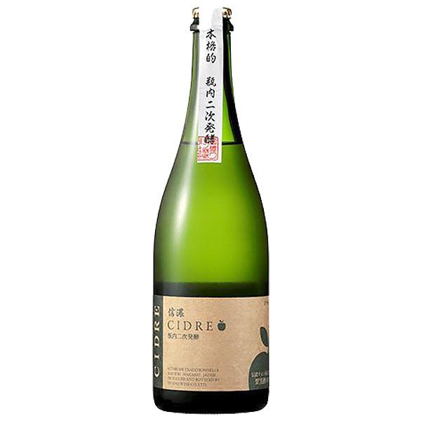 信濃ワイン 「信濃シードル 720ml 」 スパークリングワイン やや辛口 りんごのワイン 国産 長...