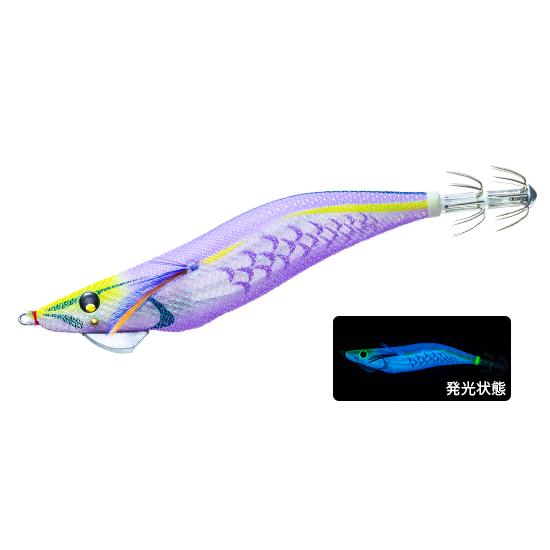 ヨーヅリ アオリーQ マグネット SS 3.5号 3.SBTP お月見パープル