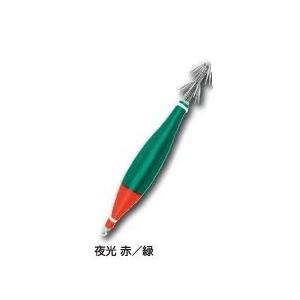 釣研 イカスキッテ 4号 夜光 赤/緑