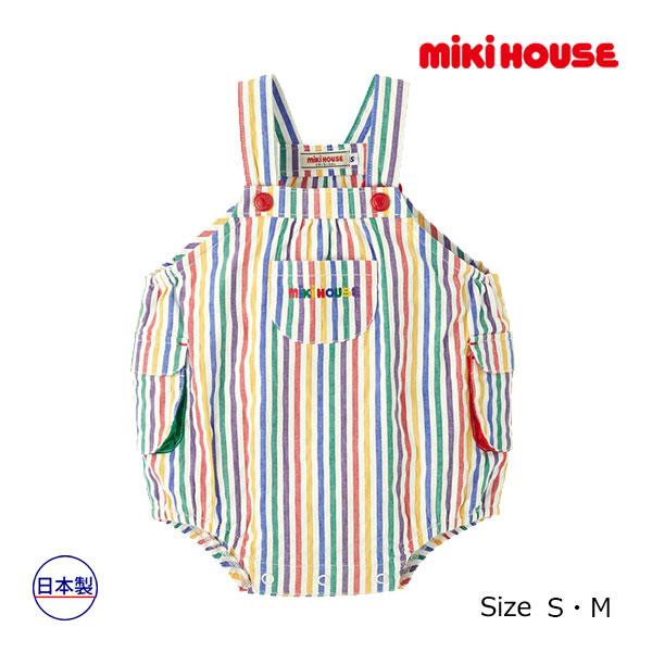 ●30％OFFセール●ミキハウス　mikihouse　ミキハウス　ロゴ　ロンパース(S（70-80c...