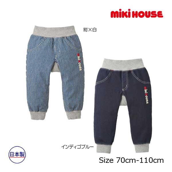 ●取り寄せ商品●ミキハウス　mikihouse　ミキハウス　ロゴ　パンツ(70cm・80cm・90c...