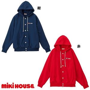 ミキハウス正規販売店/ミキハウス　mikihouse　バックロゴパーカー（大人用）(S・M・L）｜attackone