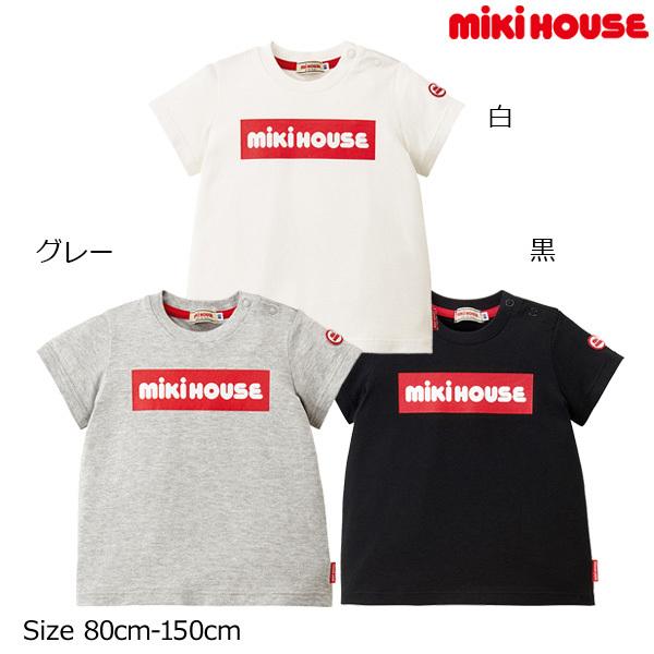 ●40％OFFセール●ミキハウス　mikihouse　ボックスロゴ　半袖Ｔシャツ(80・90・100...