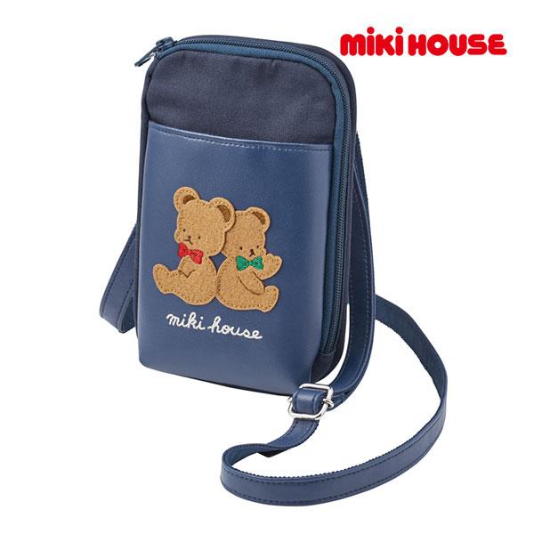 ●取り寄せ商品●ミキハウス mikihouse ミキハウスベア ポシェット ショルダーバッグ 男の子...
