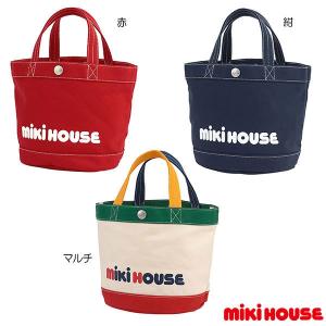 ミキハウス正規販売店/ミキハウス　mikihouse　バケツ型 ロゴトートバッグ(サイズ無し）｜attackone