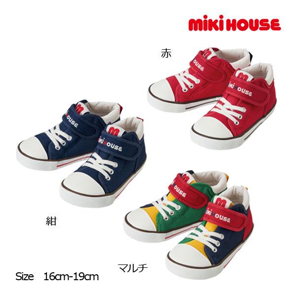 ミキハウス正規販売店/ミキハウス　mikihouse 靴 スニーカー ｍロゴ　キッズシューズ(16c...