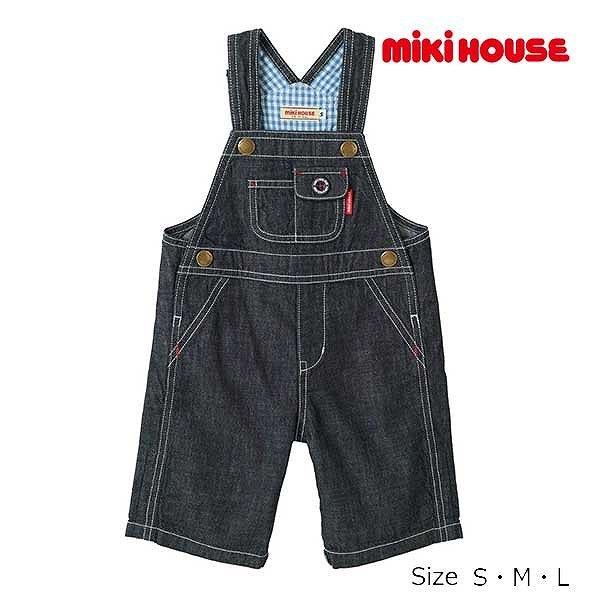 ●取り寄せ商品●30％OFF セール ● ミキハウス mikihouse デニム オーバーオール (...